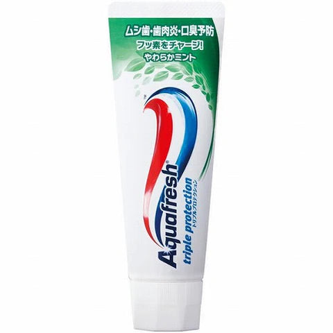 Aquafresh Triple Protection Toothpaste - 140g - Soft Mint - TODOKU Japan - Japanese Beauty Skin Care and Cosmetics