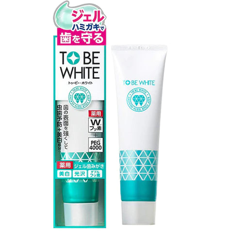 To Be White Medicated Whitening Tooth Gel For Electric Tooth Brush - 100g - TODOKU Japan - Japanese Beauty Skin Care and Cosmetics