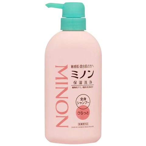 Minon Full Body Shampoo - 450ml - Smoothly - TODOKU Japan - Japanese Beauty Skin Care and Cosmetics