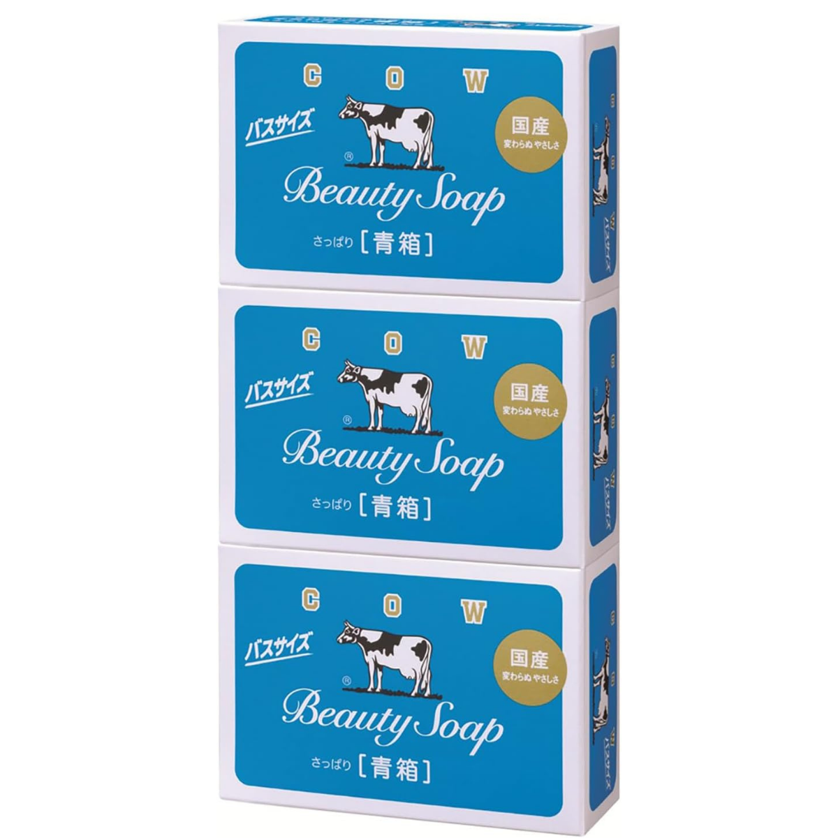 Cow Brand Soap Blue Box 130g - 3 pcs