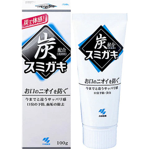 Kobayashi Pharmaceutical Whitening & Refreshing Charcoal Power Toothpaste SUMIGAKI 100g - TODOKU Japan - Japanese Beauty Skin Care and Cosmetics