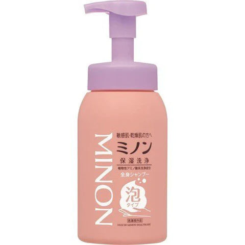 Minon Whole Body Shampoo Foam Type 500mL - TODOKU Japan - Japanese Beauty Skin Care and Cosmetics