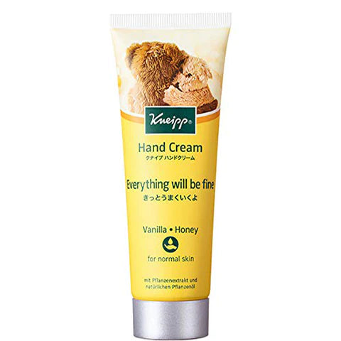 Kneipp Hand Cream Vanilla & Honey Fragrance 75ml - TODOKU Japan - Japanese Beauty Skin Care and Cosmetics