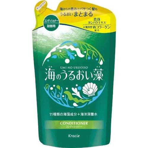 Kracie Umino Uruoisou Moisturizing Care Conditioner - 400ml - Refill - TODOKU Japan - Japanese Beauty Skin Care and Cosmetics