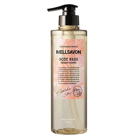 Mellsavon Body Wash Journey Series Bright Citrus - 460ml - TODOKU Japan - Japanese Beauty Skin Care and Cosmetics