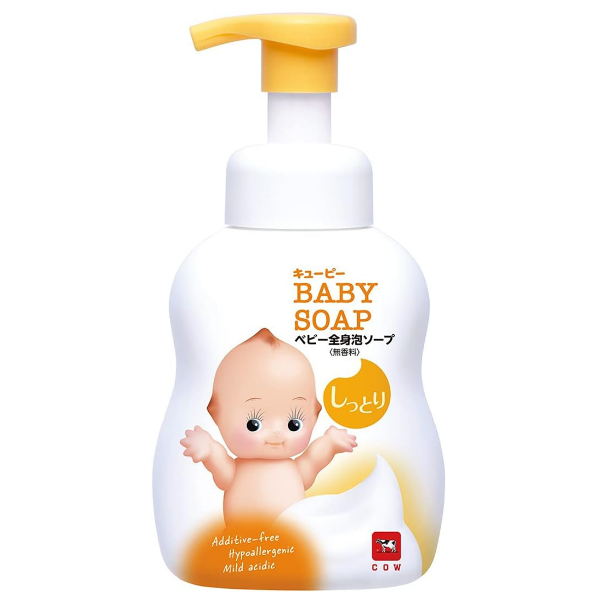 Cow Brand Kewpie Baby Whole Body Soap Foam Type Moist - 400mL