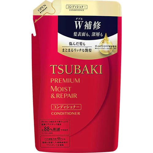 Shiseido Tsubaki Premium Moist Conditioner - Refill 330ml - TODOKU Japan - Japanese Beauty Skin Care and Cosmetics