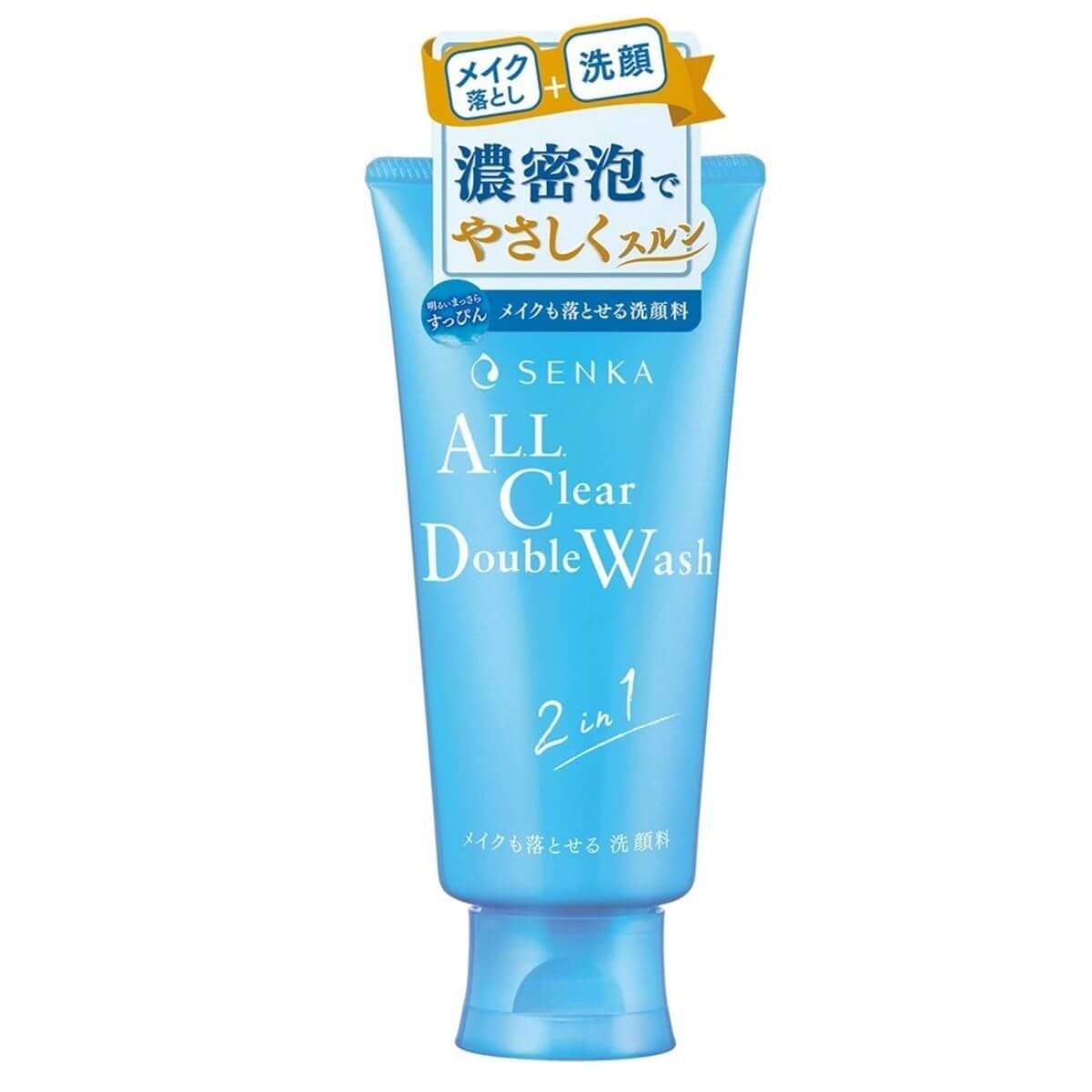 Senka All Clear Double Facial Wash - 120g - TODOKU Japan - Japanese Beauty Skin Care and Cosmetics