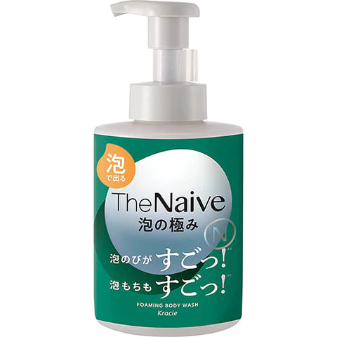 The Naive Body Soap Foam Type Pump - 540ml - TODOKU Japan - Japanese Beauty Skin Care and Cosmetics