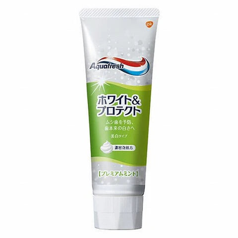 Aquafresh White & Protect Toothpaste - 140g - Premium Mint - TODOKU Japan - Japanese Beauty Skin Care and Cosmetics