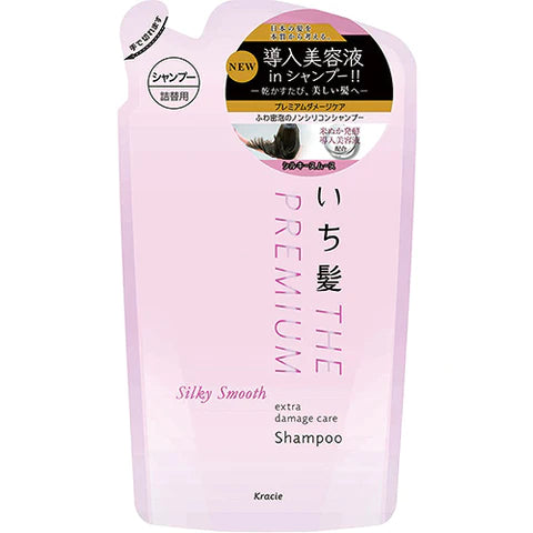 Ichikami The Premium Extra Damage Care Hair Shampoo 340ml - Silky Smooth - Refill - TODOKU Japan - Japanese Beauty Skin Care and Cosmetics
