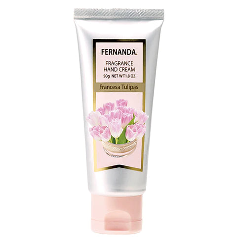 Fernanda Japan Made Fragrance Hand Cream Francesa Tulipas 50g - TODOKU Japan - Japanese Beauty Skin Care and Cosmetics