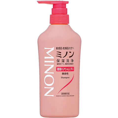 Minon Medicated Hair Shampoo - 450ml - TODOKU Japan - Japanese Beauty Skin Care and Cosmetics