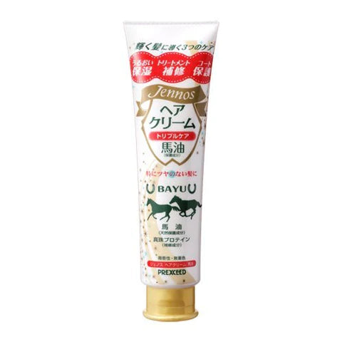 Jenos Hair Cream - Horse Oil - 140g - TODOKU Japan - Japanese Beauty Skin Care and Cosmetics
