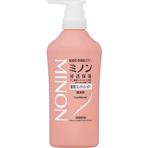 Minon Medicated Hair Conditioner - 450ml - TODOKU Japan - Japanese Beauty Skin Care and Cosmetics