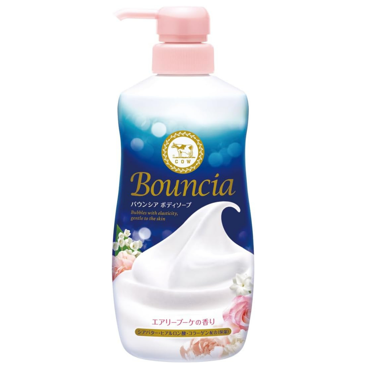 Cow Brand Bouncia Body Soap Airy Bouquet Scent - 480mL