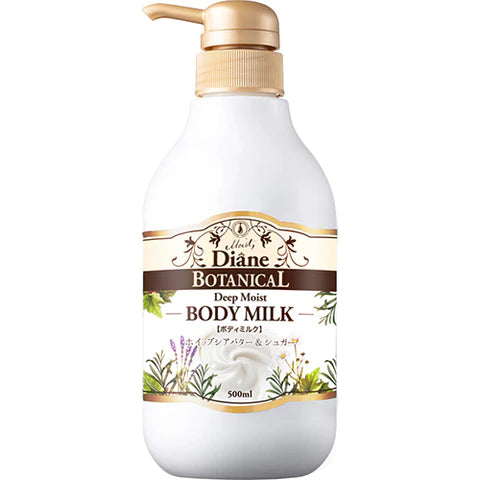 Moist Diane Botanical Body Milk 500ml - Deep Moist - TODOKU Japan - Japanese Beauty Skin Care and Cosmetics