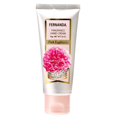 Fernanda Japan Made Fragrance Hand Cream Pink Euphoria 50g - TODOKU Japan - Japanese Beauty Skin Care and Cosmetics