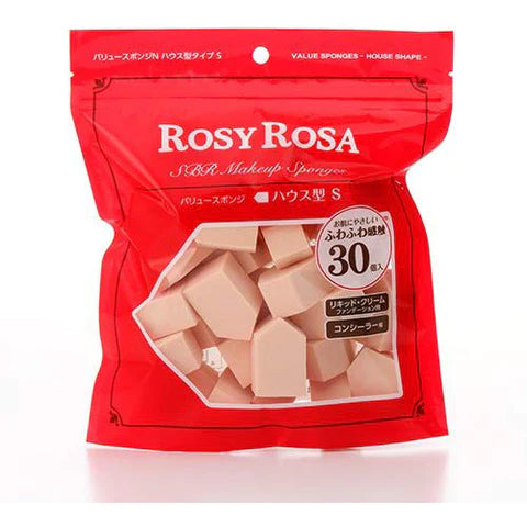 Rosy Rosa Value Sponge N - House Type S - 30P - TODOKU Japan - Japanese Beauty Skin Care and Cosmetics
