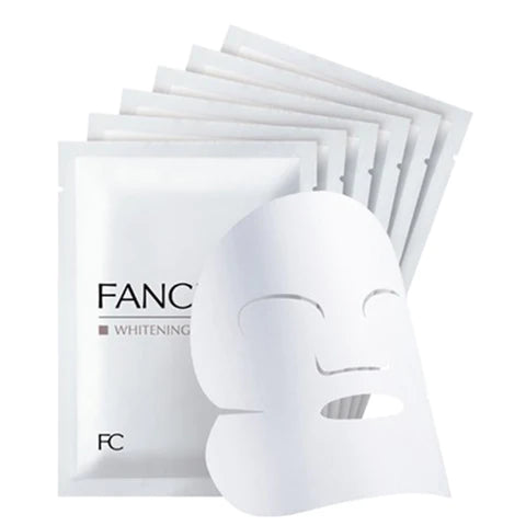 Fancl Whitening Face Mask - 6 sheets - TODOKU Japan - Japanese Beauty Skin Care and Cosmetics