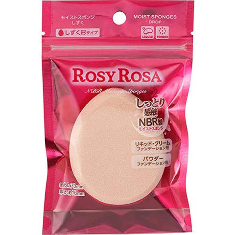 Rosy Rosa Moist Sponge - Drop - TODOKU Japan - Japanese Beauty Skin Care and Cosmetics