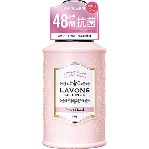 Lavons Laundry Liquid 850ml - Sweet Floral - TODOKU Japan - Japanese Beauty Skin Care and Cosmetics