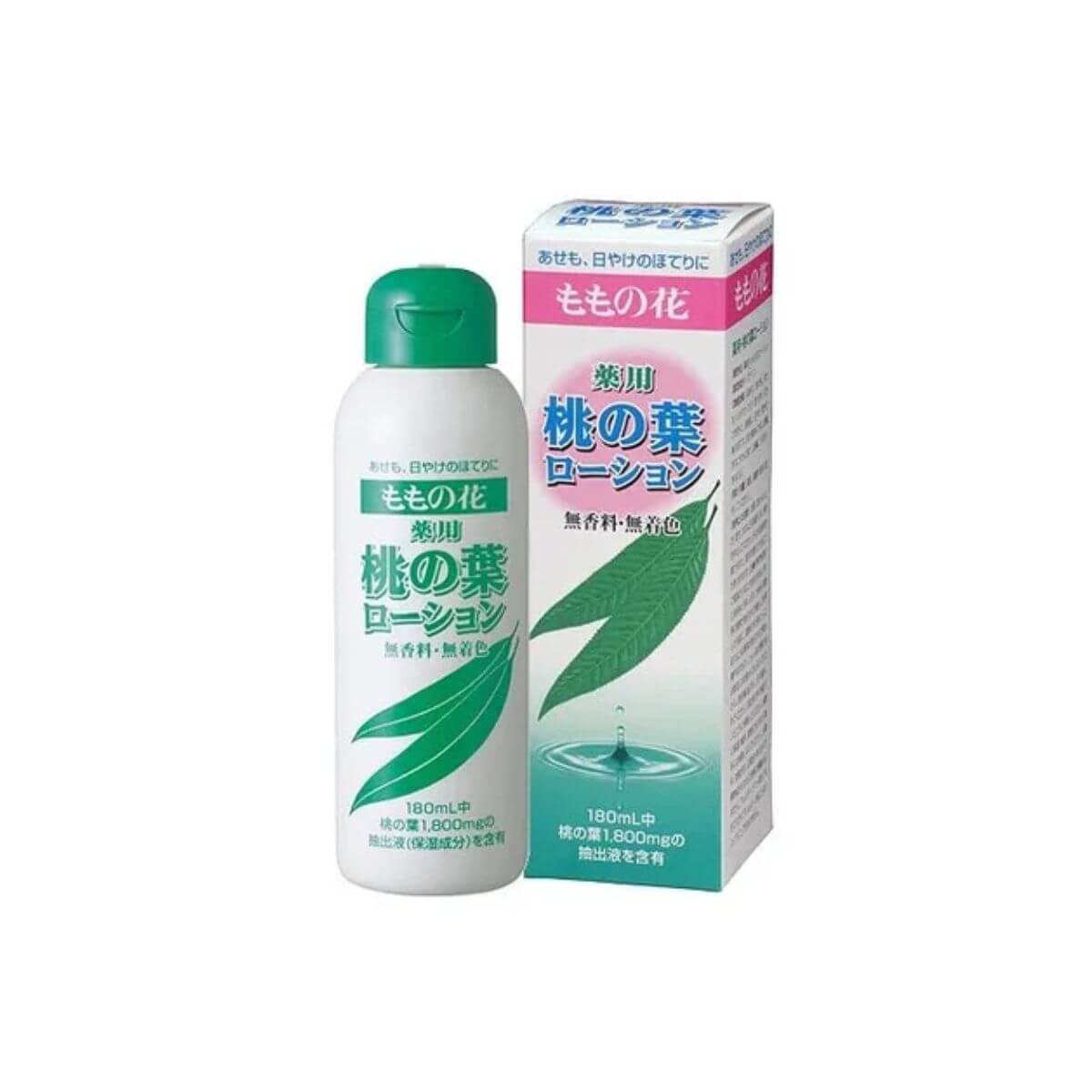 Original Medicated Peach Leaf Lotion - 180mL - TODOKU Japan - Japanese Beauty Skin Care and Cosmetics