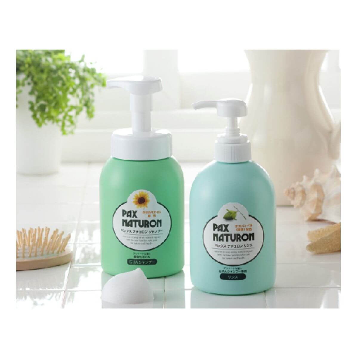 PAX NATURON Foaming Shampoo Silicon-free - 500mL - TODOKU Japan - Japanese Beauty Skin Care and Cosmetics