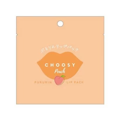 CHOOSY Hydrogel Lip Pack Peach - TODOKU Japan - Japanese Beauty Skin Care and Cosmetics