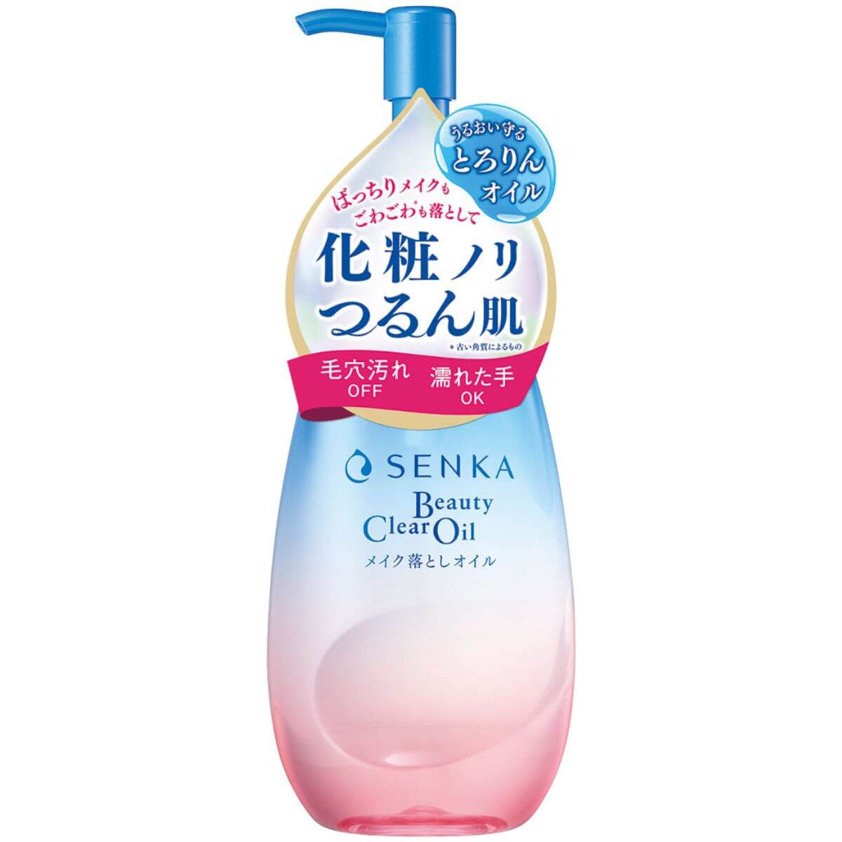 Senka Beauty Clear Oil Makeup Remover - 200mL - TODOKU Japan - Japanese Beauty Skin Care and Cosmetics