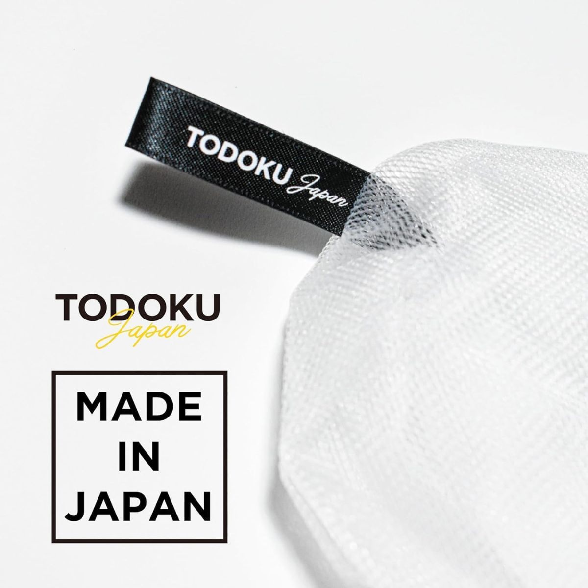 TODOKU JAPAN Deep Moist Honey Face Wash - 110g + 10g Travel Size & Rich Bubble Face Wash Whip Maker Soap Net