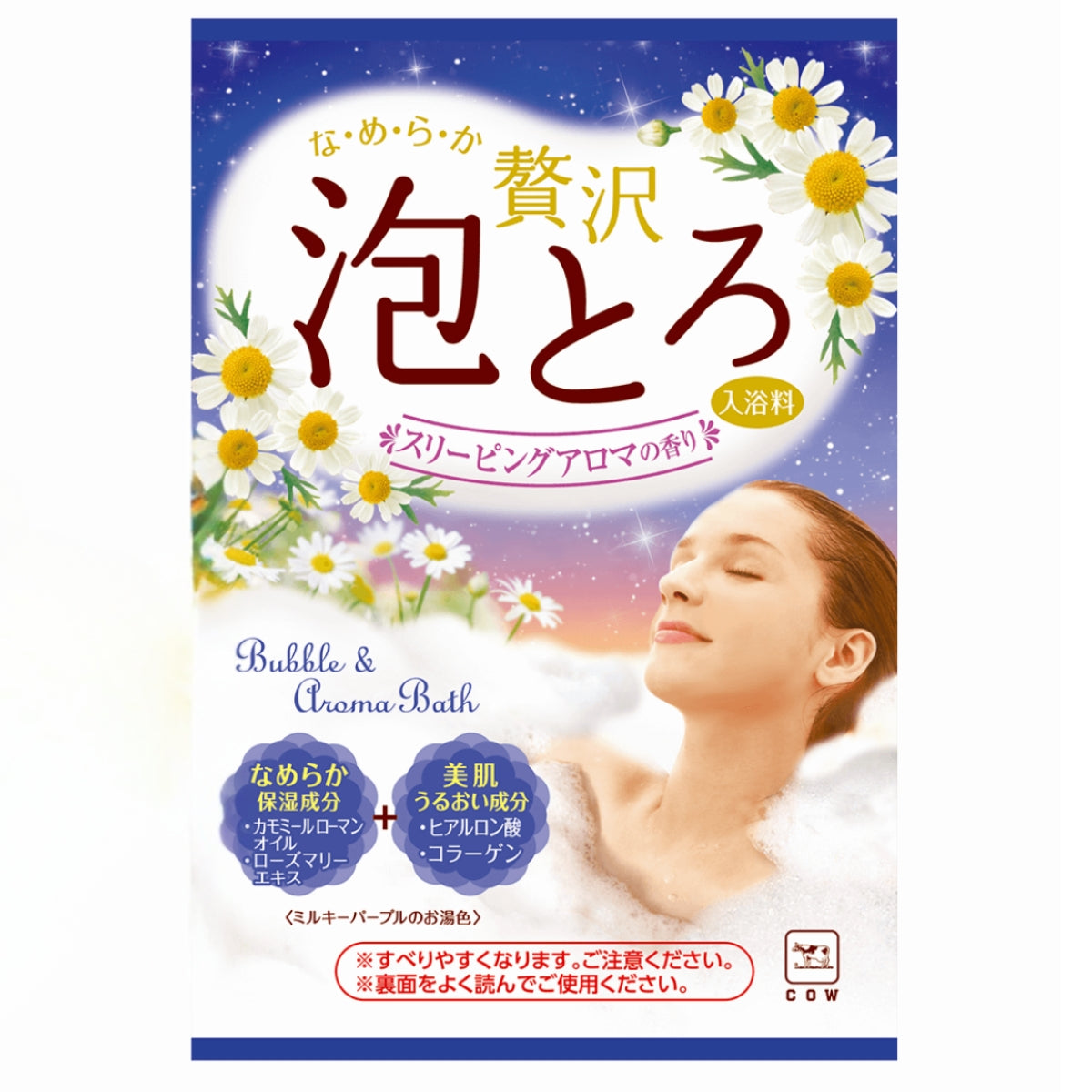 Cow Brand Oyumonogatari Luxury Foam Bath Salt Sleeping Aroma - 30g