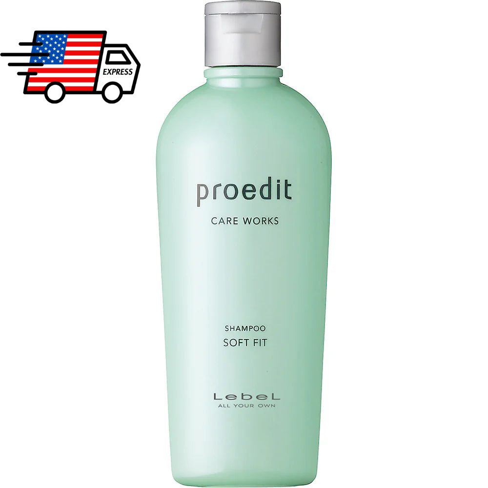 【Express】Lebel Proedit Care Works Shampoo Soft Fit - 300ml - TODOKU Japan - Japanese Beauty Skin Care and Cosmetics