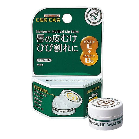 Omi Brotherhood Menturm Medical Lip Balm - Menthol - 8.5g - TODOKU Japan - Japanese Beauty Skin Care and Cosmetics
