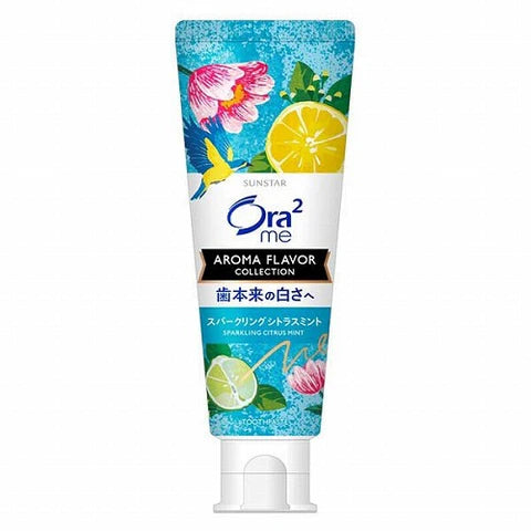 Ora2 Me Toothpaste Sunstar Aroma Flavor Collection Paste 130g - Sparkling Citrus Mint - TODOKU Japan - Japanese Beauty Skin Care and Cosmetics