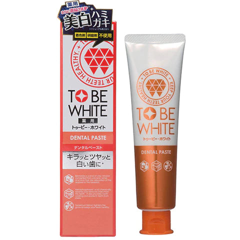 To Be White Medicated Whitening Tooth Paste Powder -  100g - TODOKU Japan - Japanese Beauty Skin Care and Cosmetics