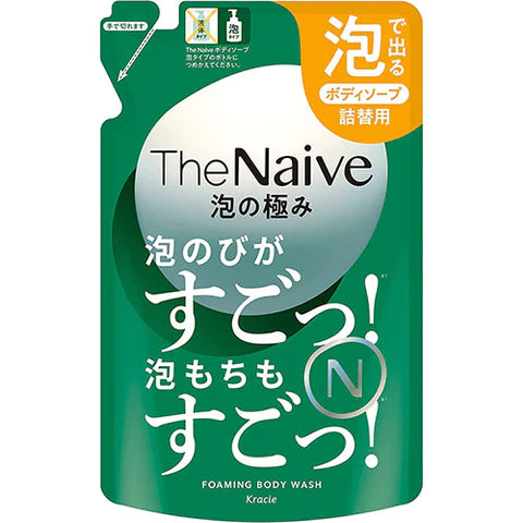 The Naive Body Soap Foam Type Refill - 430ml - TODOKU Japan - Japanese Beauty Skin Care and Cosmetics