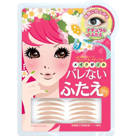 Prudor Natural Double Eyelid Tape - 30 tapes - TODOKU Japan - Japanese Beauty Skin Care and Cosmetics