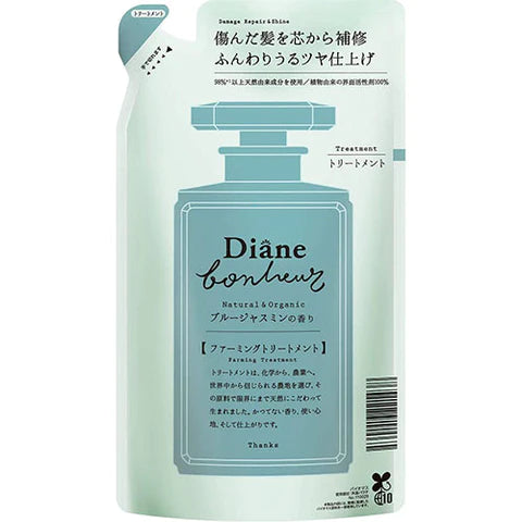 Moist Diane Bonheur Treatment 400ml - Blue Jasmine - Refill - TODOKU Japan - Japanese Beauty Skin Care and Cosmetics