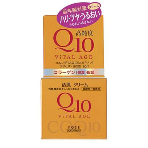 Kose Vital Age Q10 Facial Cream - 40g - TODOKU Japan - Japanese Beauty Skin Care and Cosmetics