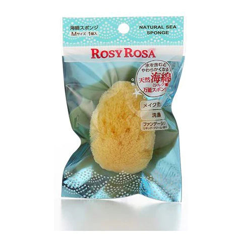 Rosy Rosa Natural Sea Cotton Sponge M - TODOKU Japan - Japanese Beauty Skin Care and Cosmetics