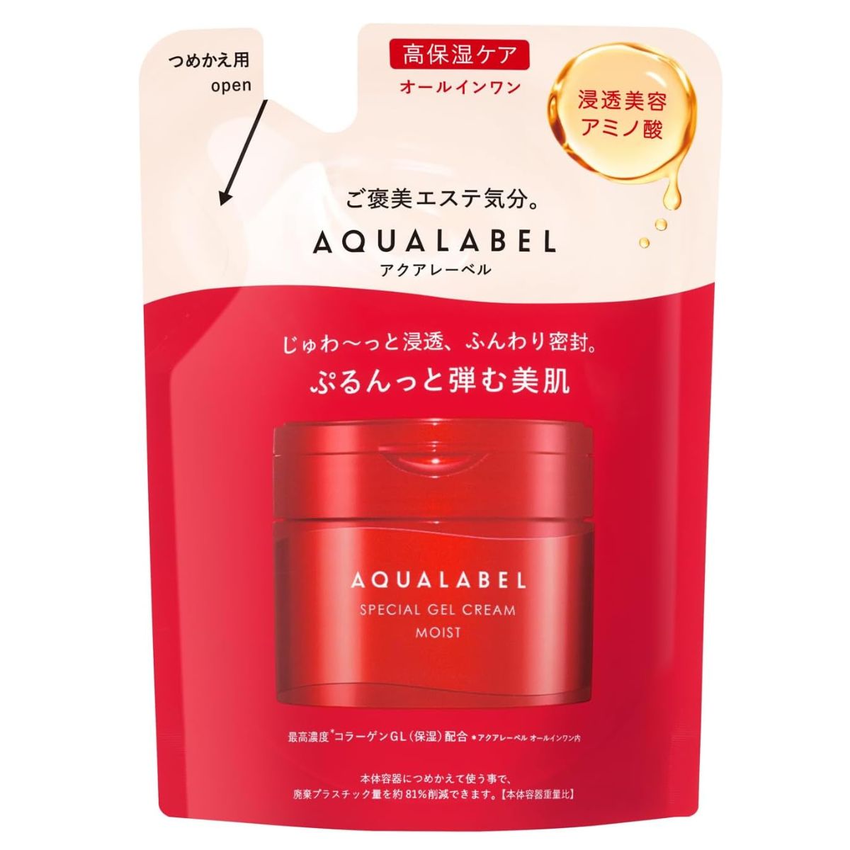 AQUALABEL Special Gel Cream EX  Moist Refill - 81g