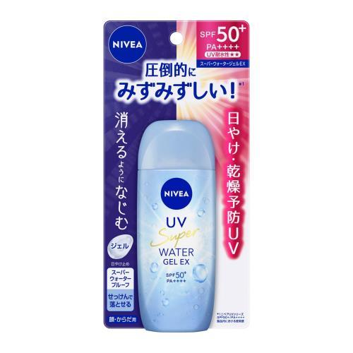Nivea UV Super Water Gel EX SPF50+/PA+++ - 80g - TODOKU Japan - Japanese Beauty Skin Care and Cosmetics