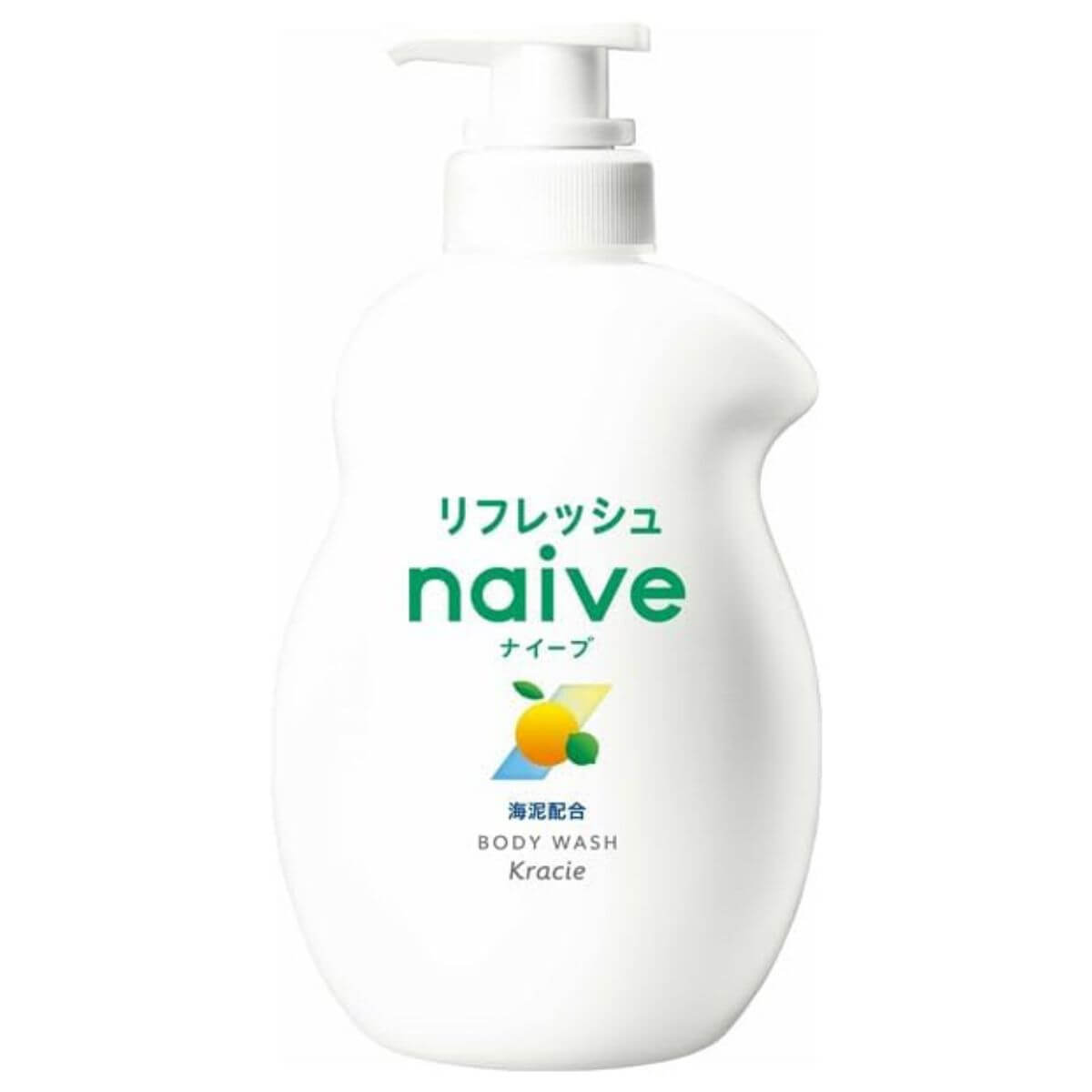 Kracie naive Refresh Body Soap Liquid Type With Sea Mud - 530mL