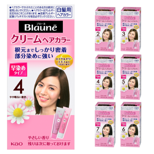 Kao Blaune Cream Hair Color - TODOKU Japan - Japanese Beauty Skin Care and Cosmetics