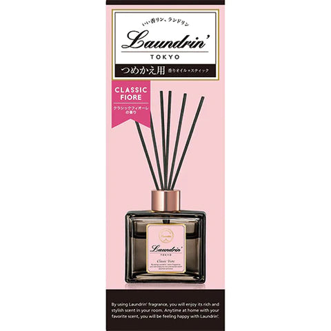 Laundrin Room Diffuser 80ml Refill - Classic Fiore - TODOKU Japan - Japanese Beauty Skin Care and Cosmetics