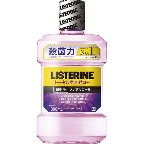 Listerine Total Care Zero Plus Mouthwash - Clean Mint - 1000ml - TODOKU Japan - Japanese Beauty Skin Care and Cosmetics