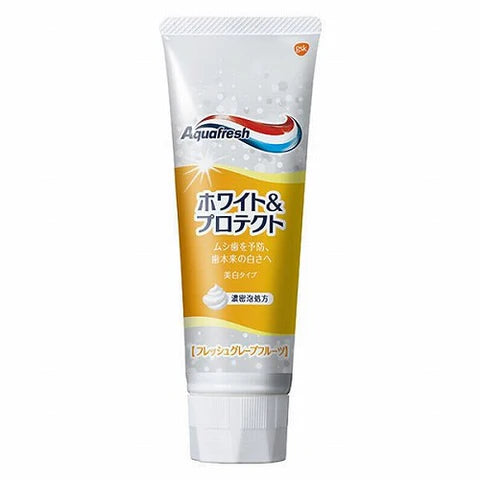 Aquafresh White & Protect Toothpaste - 140g - Fresh Grapefruit - TODOKU Japan - Japanese Beauty Skin Care and Cosmetics
