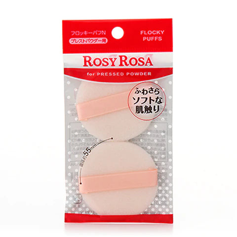 Rosy Rosa Flocky Puff N - 2P - TODOKU Japan - Japanese Beauty Skin Care and Cosmetics
