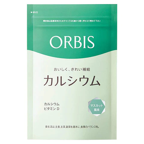 Orbis Supplement  Tablet Calcium (Muscat Flavor) - 20-40days 40gain - TODOKU Japan - Japanese Beauty Skin Care and Cosmetics